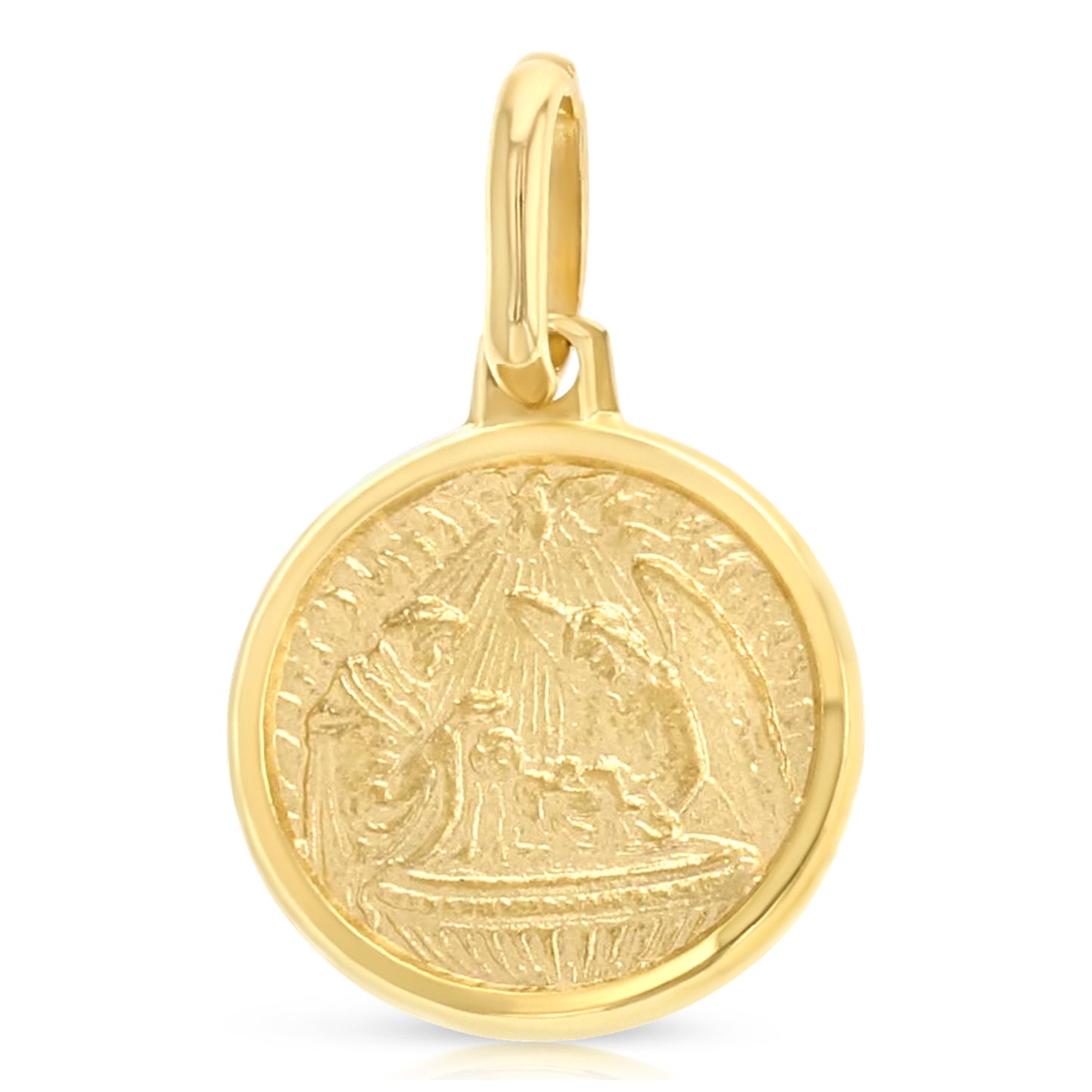 14K Gold Baptism Pendant