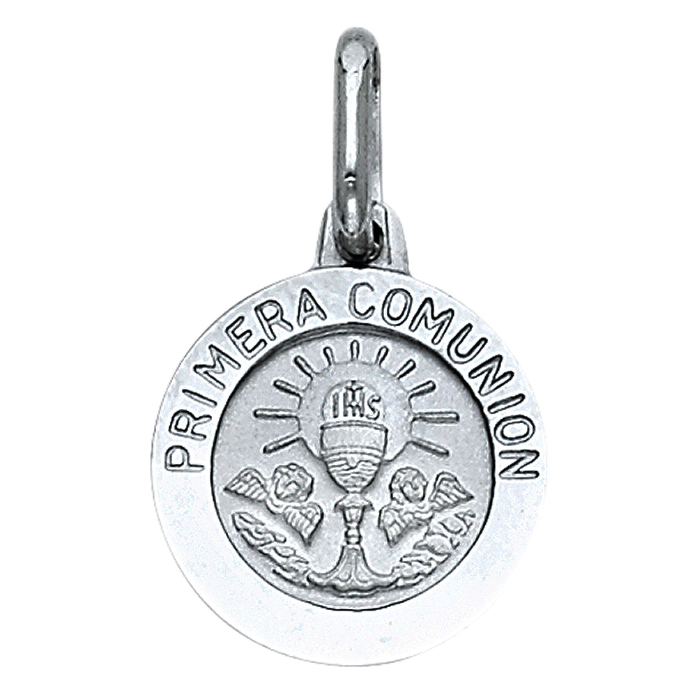 14K Gold Holy Primera Communion Pendant